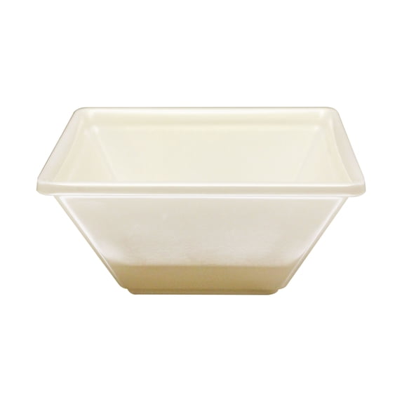 Excellante Passion Pearl Melamine Dinnerware Collection 8 Oz, 4"X4" Square Bowl, 2" Deep, Comes in Each