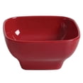 thumbnail image 1 of Excellante Passion Red Melamine Dinnerware Collection 5.50 x 5.50 Inch Round Square Bowl, 2.75 Inch Deep - 16 oz., Comes In Each, 1 of 2