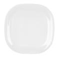 thumbnail image 1 of Excellante Passion White Melamine Dinnerware Collection 14 X 14 Inch Round Square Plate, Comes in Each, 1 of 2