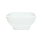 Excellante Passion White Melamine Dinnerware Collection 4.75 x 4.75 Inch Round Square Bowl, 2-1/2 Inch Deep - 12 oz., In Each