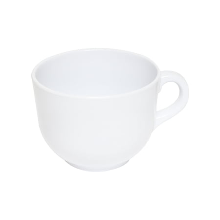 Excellante Passion White melamine dinnerware collection 20 oz mug, comes in each