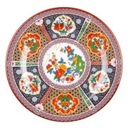 Excellante Peacock Melamine Dinnerware Collection 14 3/8 Plate, in Dozen