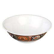 Excellante Peacock Melamine Dinnerware Collection 32 Oz, 7 1/2 Rimless Bowl, in Dozen