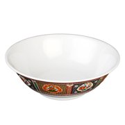 Excellante Peacock Melamine Dinnerware Collection 52 Oz, 8 3/4 Rimless Bowl, in Dozen