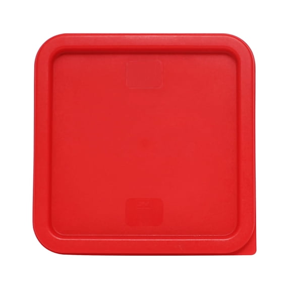 Excellante Plastic square cover for 6 quart & 8 quart - red, NSF certified, comes in each