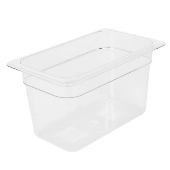 Excellante Quarter size 6 inch deep polycarbonate food pan, NSF certified, comes in each