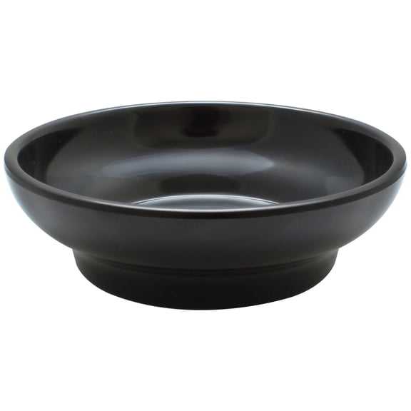 Excellante Retail Pack-Smooth Melamine Ramekin Collection 4-1/2 oz., 4" Salsa Dish, Black, Comes in Dozen