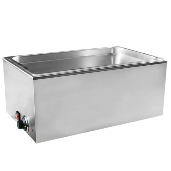 Excellante Stainless steel 8 quart countertop full size food warmer, comes in each