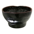 thumbnail image 1 of Excellante Tenmoku Melamine Dinnerware Collection 10 oz., 4 1/2" Wave Rice Bowl, Comes In Dozen, 1 of 3