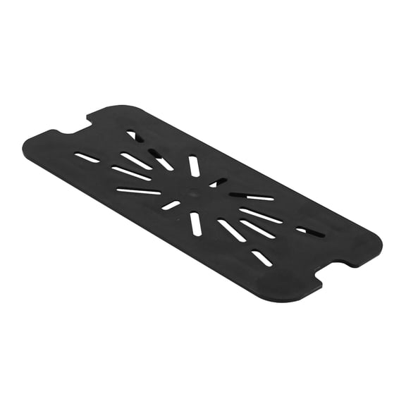 Excellante Third size polycarbonate drain shelves, black, NSF certified, comes in each