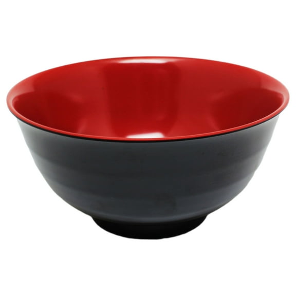 Excellante Two Tone Melamine Dinnerware Collection 24 Oz, 6 1/8" Soup Bowl (M), Comes in Dozen