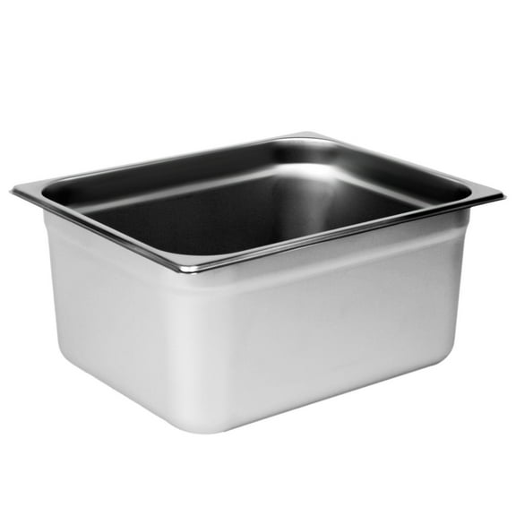 Excellante half size 6 inch deep 24 gauge anti jam pans, comes in each