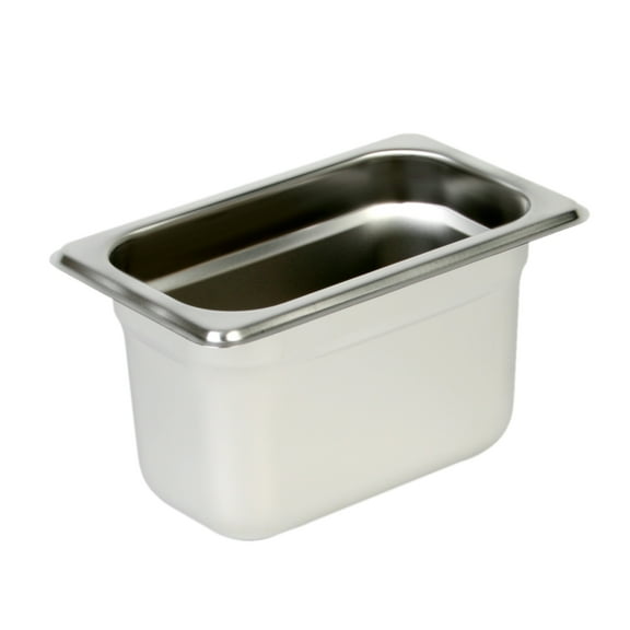 Excellante ninth size 4" deep 24 gauge anti jam pans, comes in each