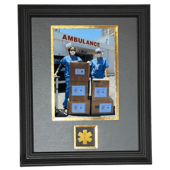 Excellence EMS Photo Frame, Contemporary Black 8" x 10" for 5" x 7" Photo
