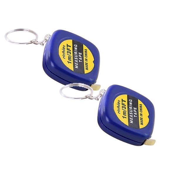 Excellent Diameter Circumference Tape Measure Gardening Tree Ruler Meter Measuring Tool 2PCS, 3.5 cm, Gold