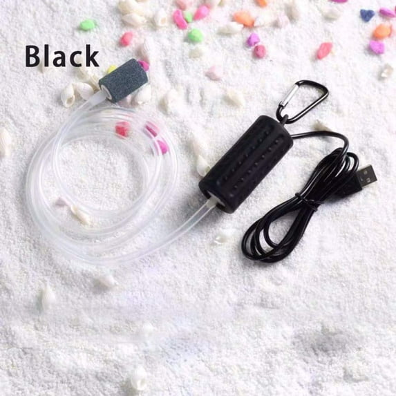 Excellent Heat Control Etbotu Portable Mini USB Aquarium Fish Tank Oxygen Air Pump Mute Energy Saving Supplies Accessories,60 Liters of Air Per Minute (16 Gallons Per Minute)
