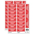 thumbnail image 1 of Excellent Work Speech Bubble Teacher Student School Sticker Set - Red - Gloss Finish - 2.00" Large, 1 of 7