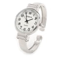 thumbnail image 1 of ExcellentWatchesInc- New Silver SL Geneva Metal Band Slim Case Women's Bangle Cuff Watch, 1 of 1