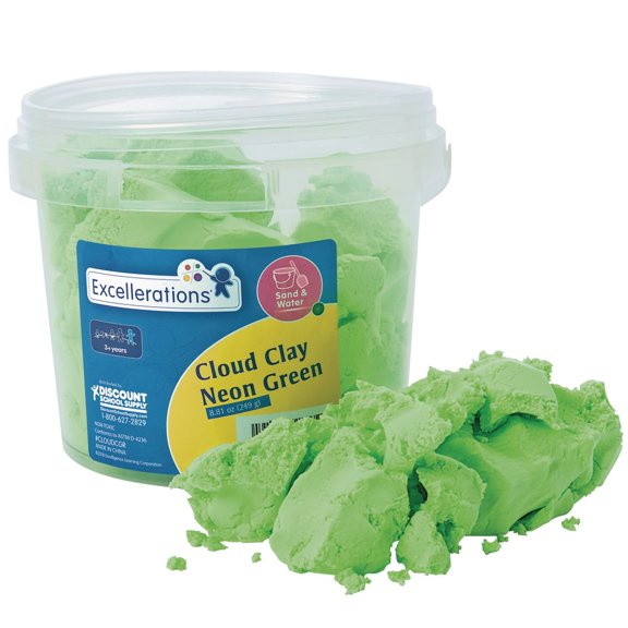 Excellerations Cloud Clay - Neon Green