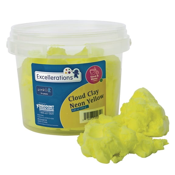 Excellerations Cloud Clay - Neon Yellow