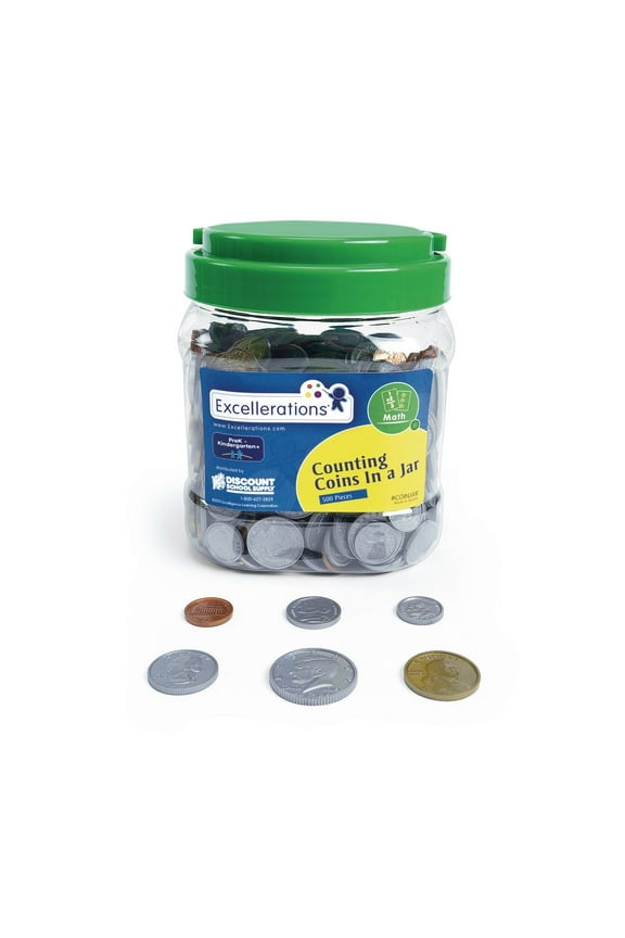 Counting Coins - 500 Pieces