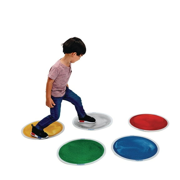 Excellerations Glitter Circle Liquid Tiles - Set of 5