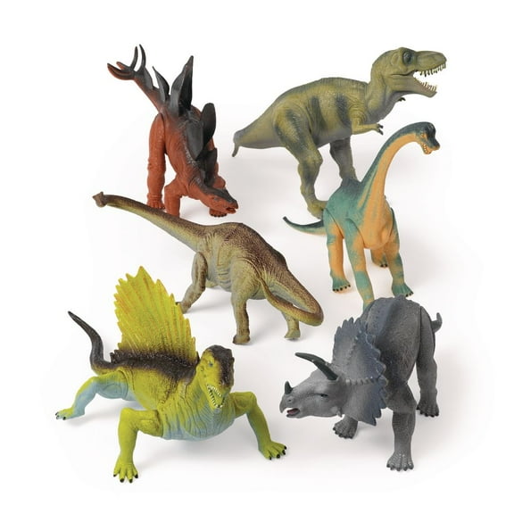 Excellerations Jumbo Assorted Dinosaurs - Set of 6