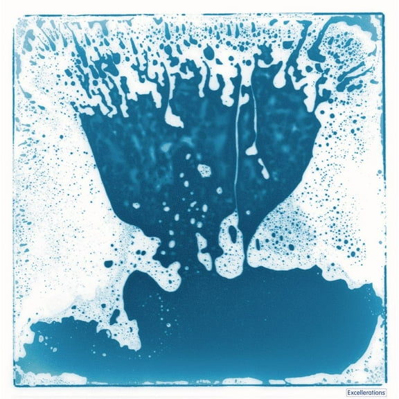 Excellerations Large Liquid Tile Blue