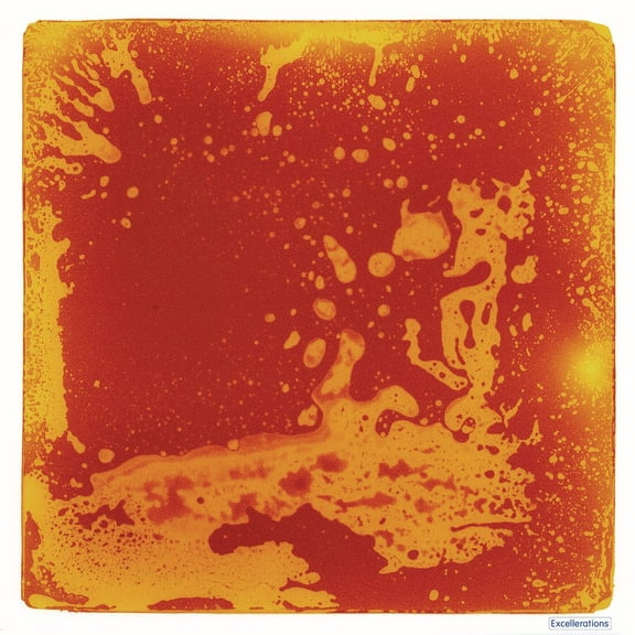 Excellerations Large Liquid Tile Orange