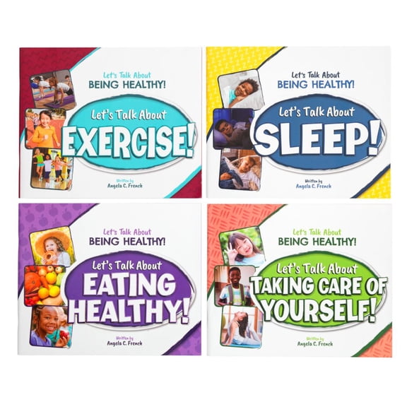 Excellerations Let?s Talk About Being Healthy Book Set - 4 books