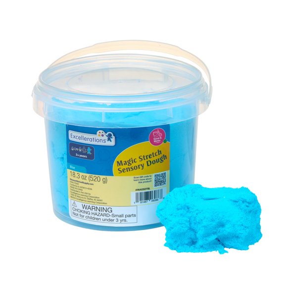 Excellerations Magic Stretch Sensory Dough Blue