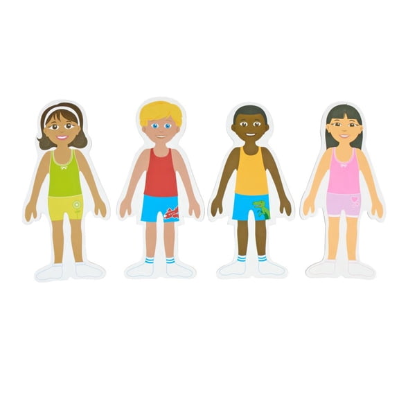 Excellerations Magnetic Dressing Dolls - 80 Pieces