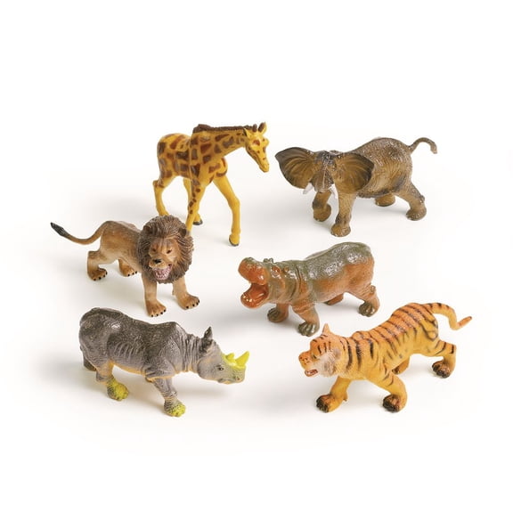 Excellerations Medium Jungle Animals - Set of 6