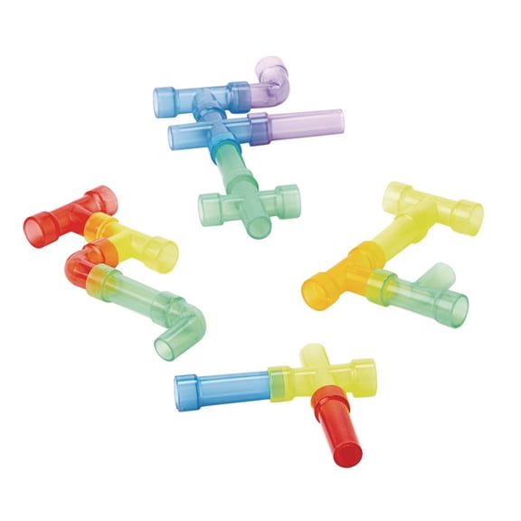 Excellerations Mini Translucent Pipe Tubes - 360 Pieces