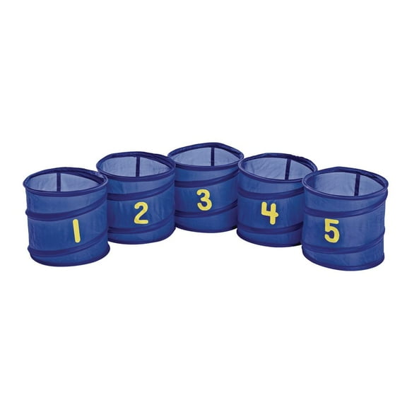 Excellerations Number Tossing Baskets - Set of 5 (Item # TOSSBSK)