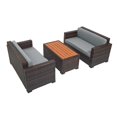 thumbnail image 1 of Excellerations Outdoor Wicker Furniture 3-Piece Set (Preschool Height), 1 of 2