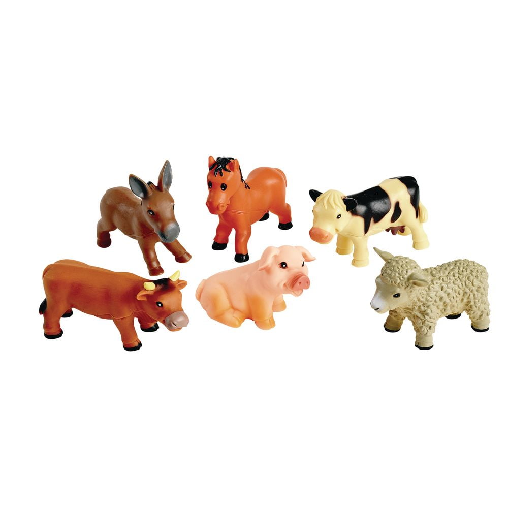 Excellerations Soft Touch Baby Farm Animals Set of 6 Walmart