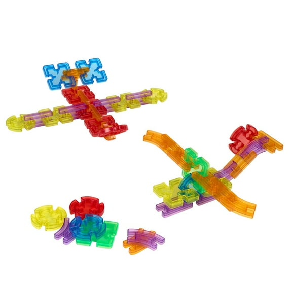 Excellerations Translucent Jigsaw Connectors - 90 Pieces