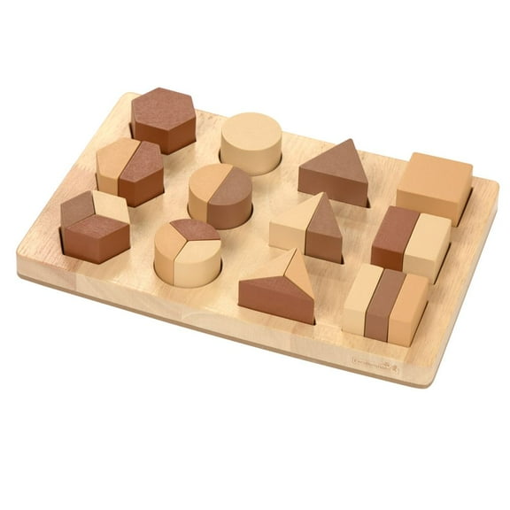 Excellerations WoodWonders - Shape Fraction Puzzle 25pcs