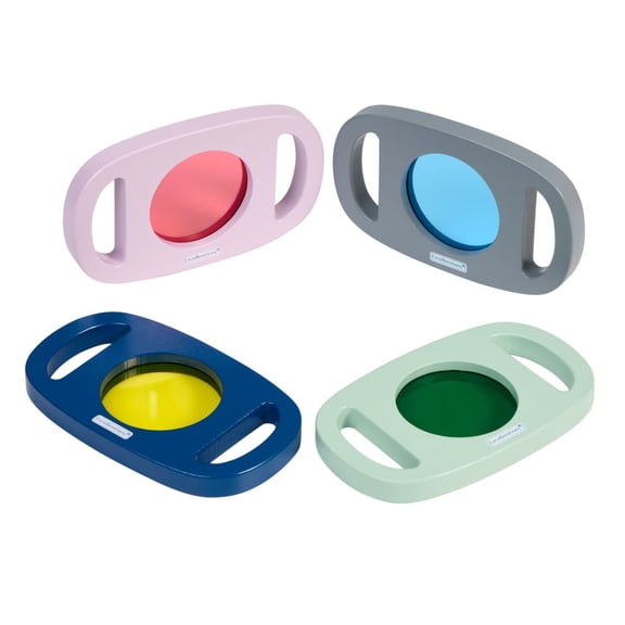 Excellerations Wooden Viewers - Colors - Set of 4
