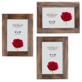 thumbnail image 1 of Excello Global EGP-HD-0442 Products Diagonal Collage Picture Frames Hold Three 4"x6" Photos, Wooden Picture Frames, Brown, 1 of 4