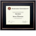 thumbnail image 1 of Excello Global Products 11" x 14" Double Mat Graduation Diploma Certificate Holder Wall Frame - 3 Colors Available - EGP-HD-0383, 1 of 6