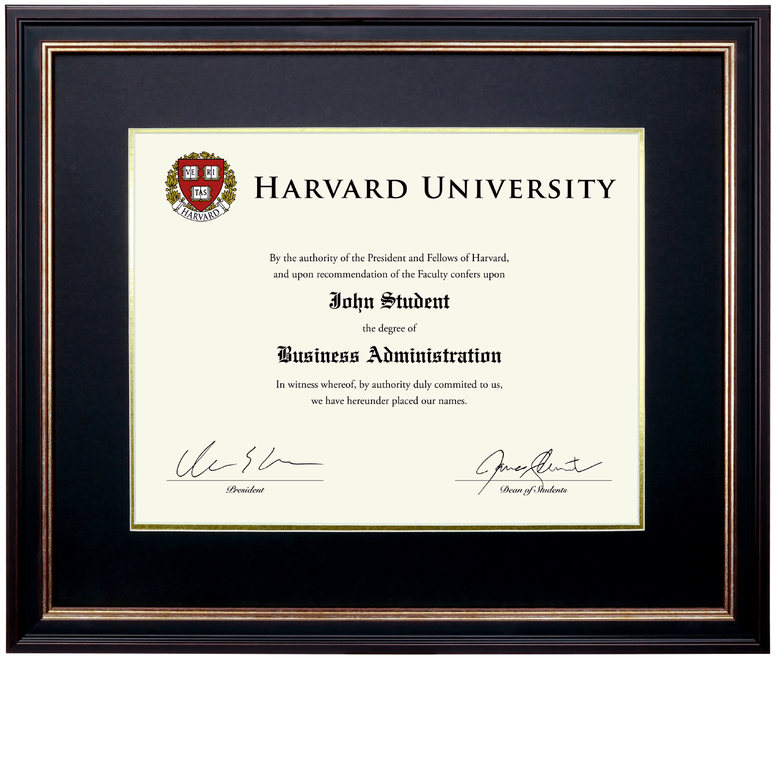 25 Pack Black Certificate Holders Diploma Holders Document Covers
