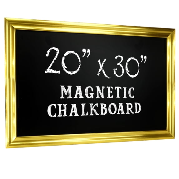 Excello Global Products 20" x 30" Gold Framed Chalkboard - Gold - EGP-HD-0371-OS
