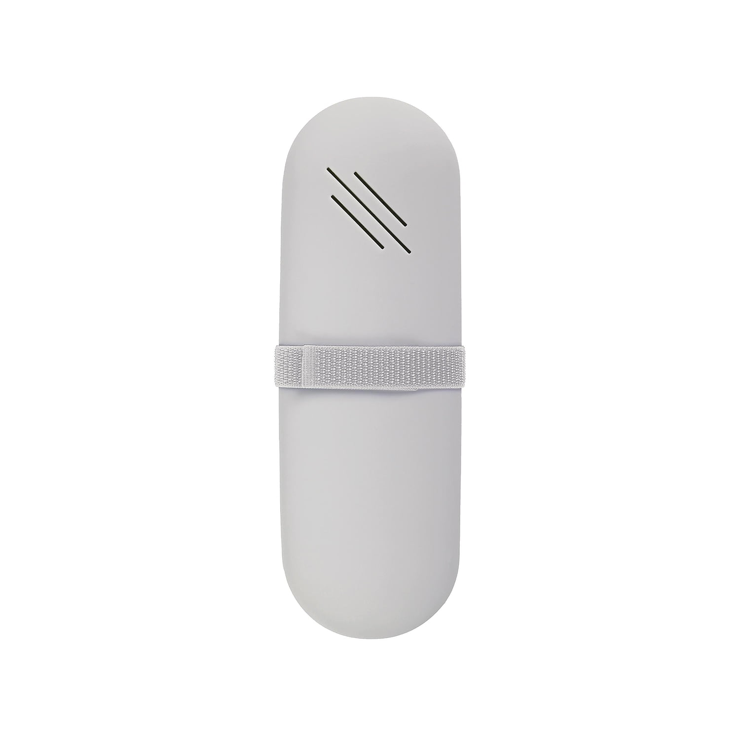 Excello Global Products SPLSTRVL0005 Silicone Travel Pouch, 3 X 1.3 X 9, Light Gray