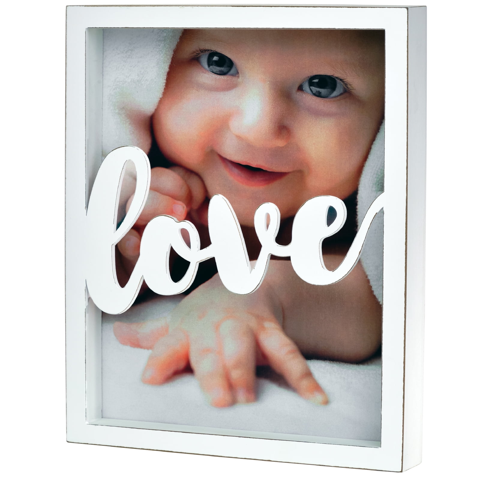 WHITE Shadow Box 8x8 frame ¾in depth by Lawrence® - Picture Frames