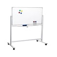 thumbnail image 1 of Excello Global Products Dry-Erase Mobile Whiteboard Aluminum Frame 48" x 32" (EGP-HD-0066), 1 of 5