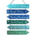 thumbnail image 1 of Excello Global Products Hanging Arrow Wooden Christmas Signs - 3 Styles Available! - 23 x 17 - EGP-HD-0437-A, 1 of 5