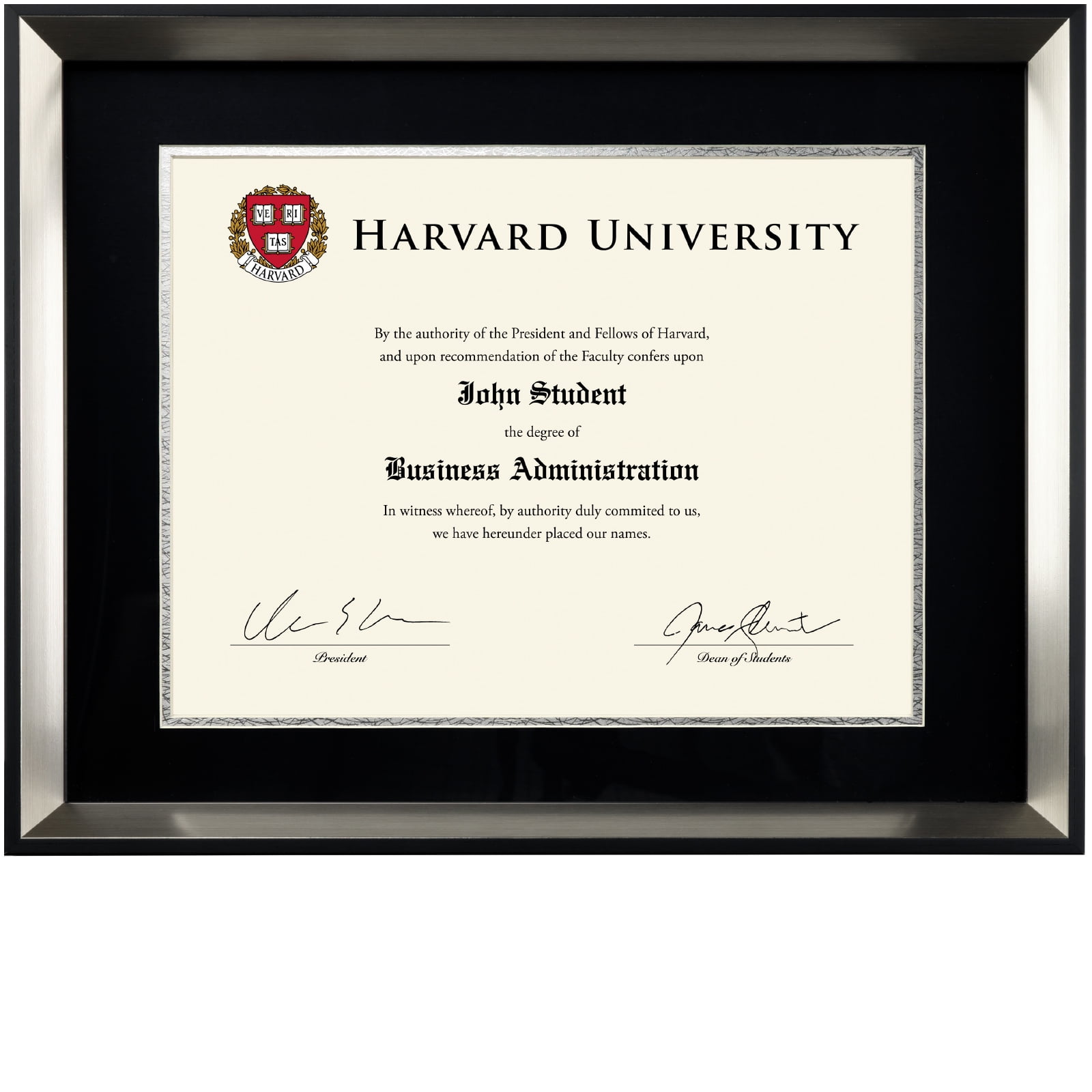 Excello Global Products Modern Photo Document Frame 8.5x11 with Double