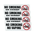 thumbnail image 1 of Excello Global Products No Smoking/Vaping Wall Sign 9x3 4Pk EGPHD0175S, 1 of 5